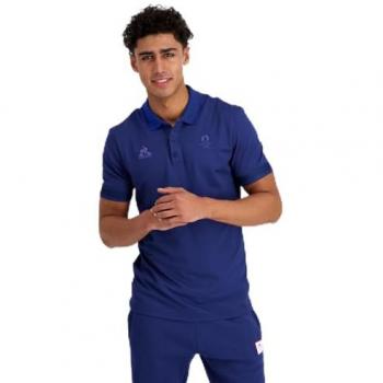 Le Coq Sportif Essentials Paris 2024 Blue XL Men's Polo Shirt