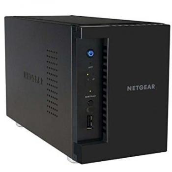 NETGEAR RN21200-100NES ReadyNAS 212 2-Bay Nas Drive Network Attached Storage for Personal Cloud, Diskless