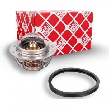 Termostato de refrigerante FEBI BILSTEIN 104766 con junta para Citroen, Fiat, Lancia y Peugeot