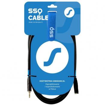 Cable USB Sound Station Quality SS-2068 Negro 5 m con conector jack estéreo de 3.5 mm