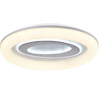 Plafón Tebe Bel Air 130W Luz LED 12300 lm Blanco Ø50x7 cm
