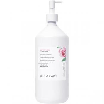 Simply Zen Acondicionador Alisador Smooth and Care 1000ml - Acondicionador alisador antiencrespamiento, formulación de 1.000ml