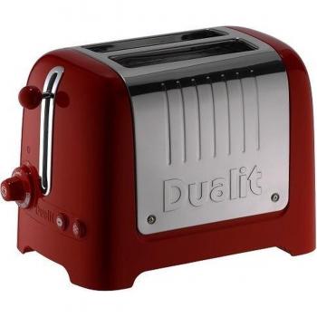 Tostadora Dualit Lite 2 Ranuras 1200W Roja Brillante
