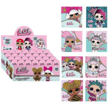 CERDÁ LIFE'S LITTLE MOMENTS Toalla Display LOL, Rosa, 30 X 30 CM, 4