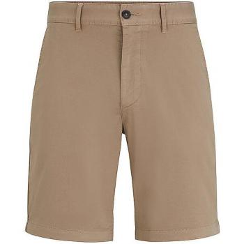 BOSS Slim Fit Chino Shorts Beige with Pockets Size W30