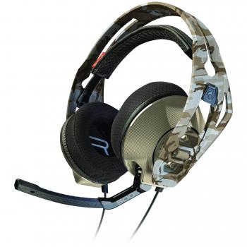 Plantronics RIG 500HX Binaural Diadema Bronce, Caqui - Auriculares con micrófono