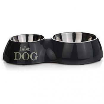 Beeztees Kit gamelles en melamina para Perro, diseño de Best Dog