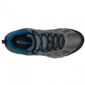 Columbia Zapatillas De Senderismo Redmond™ III Waterproof, Hombre, Gris (Shark/Phoenix Blue 2024), Talla 41.5 EU