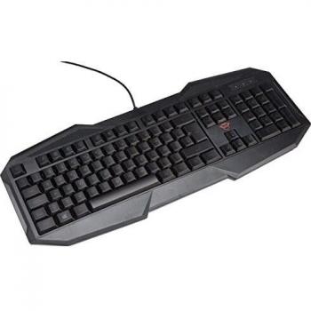 Trust Gaming GXT 830-RW Avonn - Teclado gaming iluminado, con efecto anti-ghosting, negro