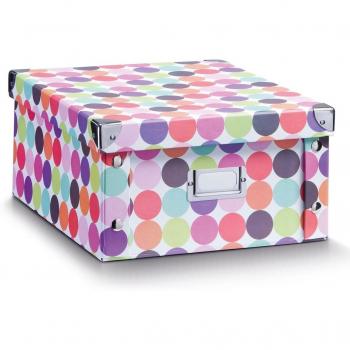 Zeller 17892 Dots - Caja de cartón para almacenaje