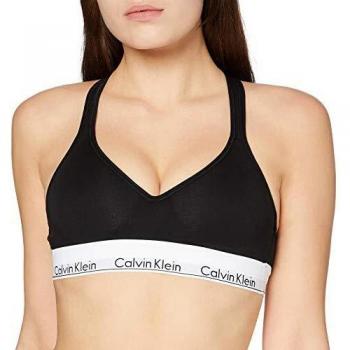 Calvin Klein Women's Modern Cotton Bralette Lift, Black - Size: XS