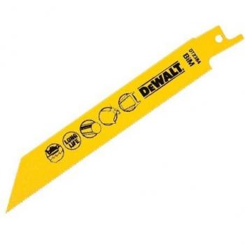 DEWALT DT2384-QZ - Hoja de sierra sable bi-metal, longitud: 152mm, paso de diente: 1.4mm, para un corte en metal, chapa, tuberías y perfiles de hasta 3mm de espesor