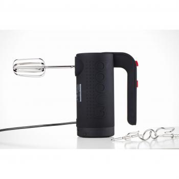 Bodum BISTRO - Batidora de mano, cable enrollable, color negro