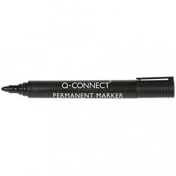 Q-CONNECT de punta redonda para rotulador permanente negro
