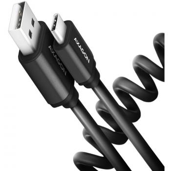 AXAGON Cable de Sincronización y Carga USB-A a USB-C, Activo, 0.6M