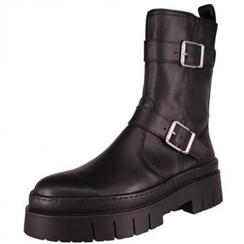 Botines de piel Art 1958 NAPPA BLACK/AMBERES para Mujer color Black, Plano, altura de tacón de 3 a 5 cm, con cremalleras, estilo casual
