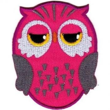 Búho UHU Noche Búho Pájaro parche plancha de planchar Iron on patches applikation
