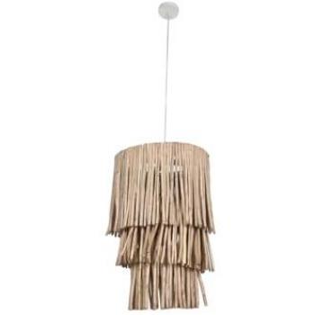 Lámpara de Techo Home ESPRIT Natural Madera de eucalipto 50 W 50 x 50 x 90 cm