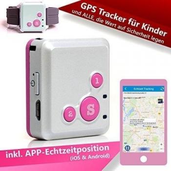 Creatone® mygps de 1000 azul Mini GPS Tracker con aplicación de posición