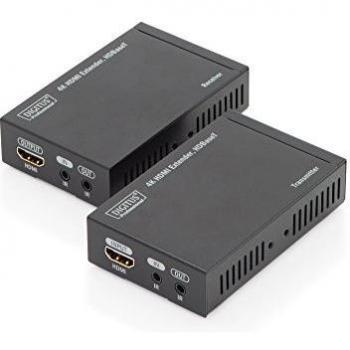 Digitus DS-55500 AV Transmitter & Receiver Negro Extensor Audio/Video - Extensor de A/V