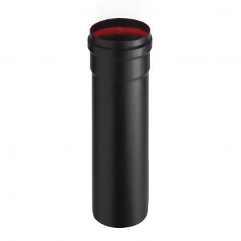 Tubo Ala Pellet Aeternum 8x25 cm - Tubo de Acero Pesado Esmaltado para Estufas de Pellet