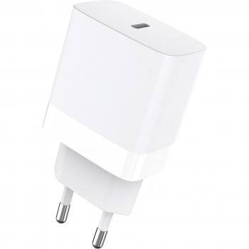 Cargador de pared blanco Inves LT-349C15 + cable USB-C 1,5 m