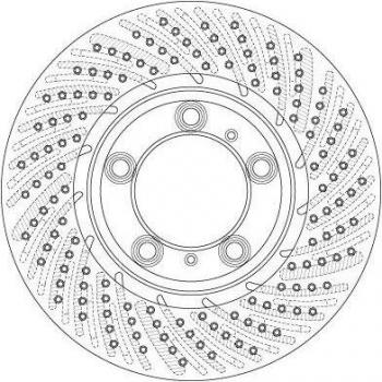 Disco de freno TRW DF6267S con características de alta calidad, diseño optimizado para un rendimiento superior, fabricado con materiales duraderos y resistencia al desgaste, compatible con una amplia gama de vehículos