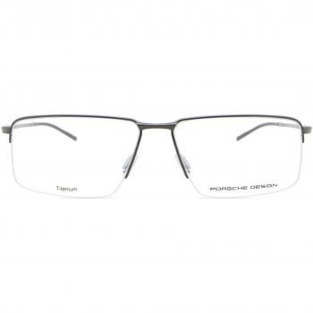 Porsche Design P8736 D Men's Eyeglasses Grey Size 58 - Blue Light Block Available