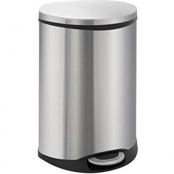 Cubo de pedal EKO Shell 2x22 L Plata Mate