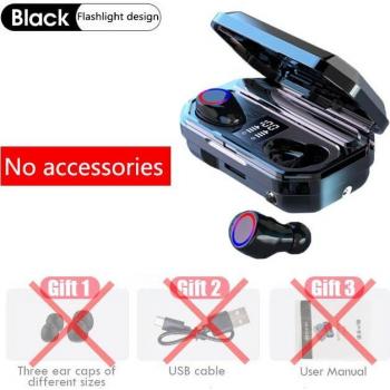 Auriculares Inalámbricos TWS Bluetooth con Micrófono y Estuche de Carga, Auriculares Deportivos con Control Táctil para Teléfono Móvil
