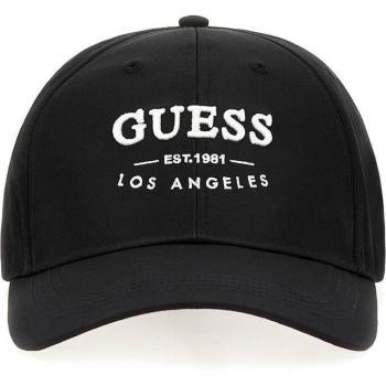 GORRA GUESS STRAVE CON LOGO 4G BASEBALL CAP PARA HOMBRE COLOR NEGRO AM5023POL01-BLA