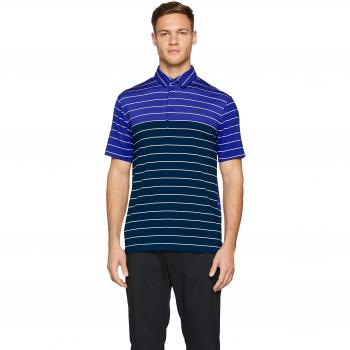 Under Armour UA Playoff Camisa Polo de Golf, Hombre, Royal/Rhino Gray