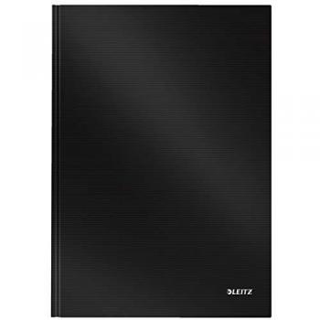Leitz Wow - Cuaderno de tapa rígida, A4, Negro