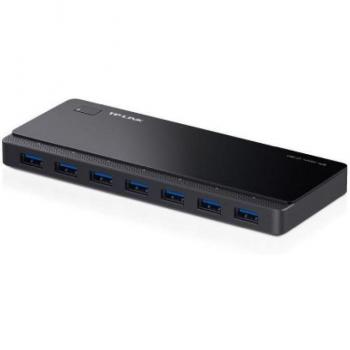 TP-Link UH700 Hub USB 3.2 Gen 1 (3.1 Gen 1) con 7 Puertos Tipo A, Transferencia de Datos de hasta 5000 Mbit/s, Alimentación Externa