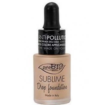 Purobio Sublime Organic Drop Foundation 03Y - Ultra-Fluid Liquid Makeup 19g