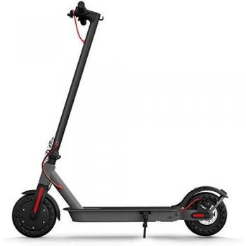 Hiboy Patinete Eléctrico S2 - Neumáticos sólidos de 8.5 - hasta 25 KM de Largo Alcance y 25 KM/H Scooter portátil Plegable para Adultos con Doble Sistema de frenado y aplicación