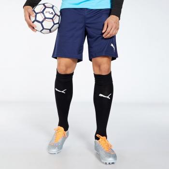 Pantalones Cortos de Entrenamiento Puma Teamrise Azul para Hombre Talla L