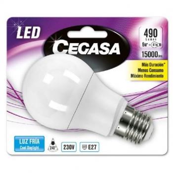 Lámpara LED estándar de 5.5W E-27 luz fría