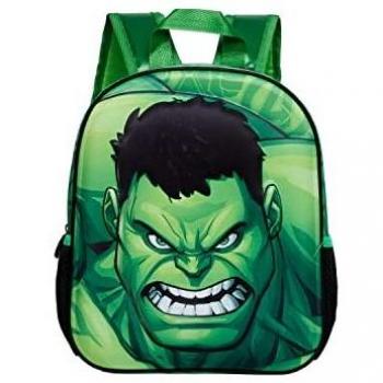 KARACTERMANIA Hulk Destroy-Mochila 3D Pequeña, Verde
