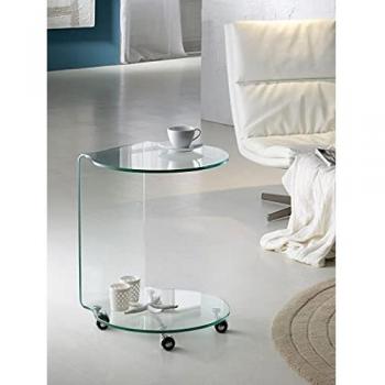 MESA AUX GLASS REDONDA