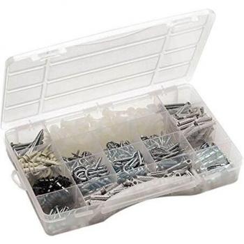 Index Fixing Systems MLPLAT301 Maletín con 455 Piezas para Bricolaje, Gris