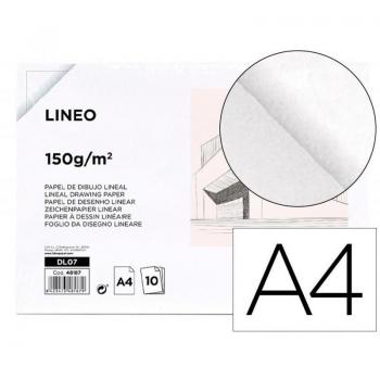 Liderpapel Papel de Dibujo A4 150g/m² Sin Recuadro Paquete de 10 Hojas