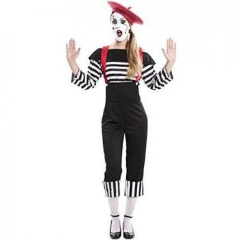 Generique - Disfraz mimo pantalón Mujer