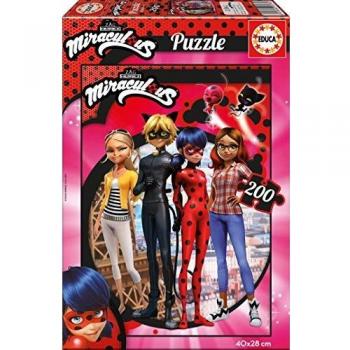 Las aventuras de Ladybug - Puzzle de 200 Piezas