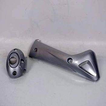 KIT PROTEZIONE MARMITTA E FONDELLO HONDA SH 300 '07/'13 CROMO SATINATO