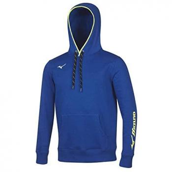 Mizuno Team Hooded Sweatshirt Gray S for Men