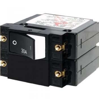 Blue Sea Systems A-Series Raised Rocker Double Pole 30A Circuit Breaker