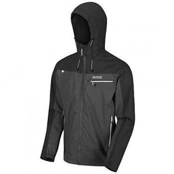 Regatta Highton Chaqueta Acolchada, Impermeable y Transpirable, Tejido elástico, con Aislamiento y Costuras Selladas Jackets Waterproof Shell, Hombre, Magnet/Black, XXXL