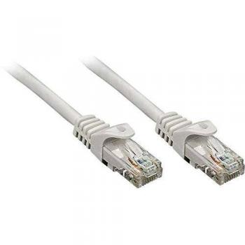 1m Cat.5e U/UTP Network Cable, Grey, 50 pcs - Lindy 48406