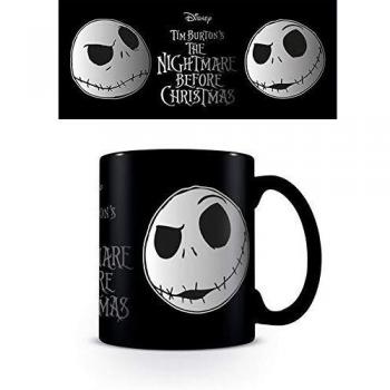 Disney FMG24989 Nightmare Before Christmas-Jack Face - Taza, multicolor